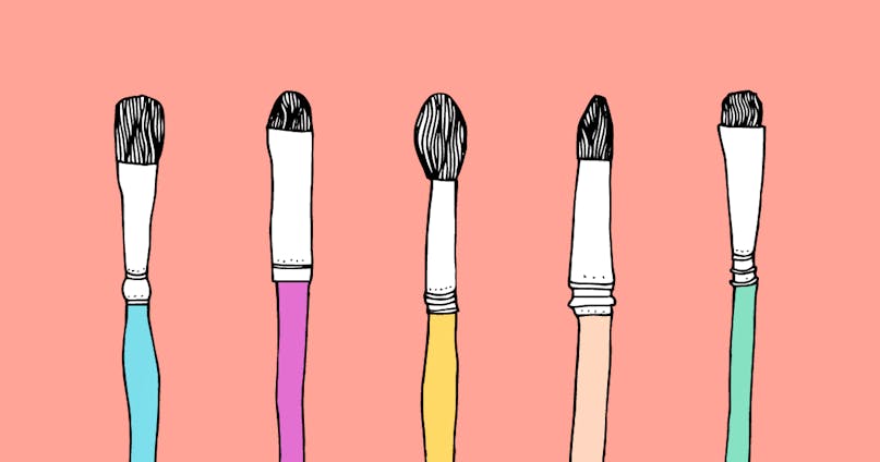 Pennelli indispensabili per il trucco occhi