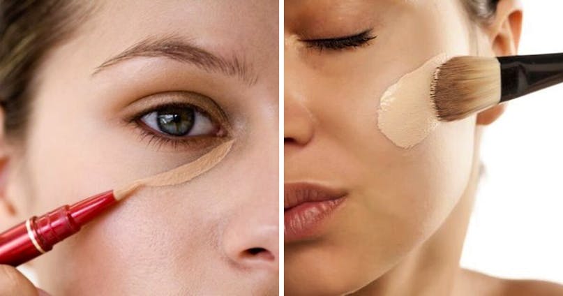 Correttore vs fondotinta: quale va messo prima?
