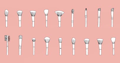 Vademecum pennelli trucco: tutte le forme e come usarli correttamente
