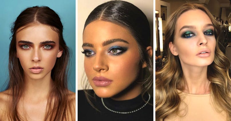 Smokey eyes blu, bronzo e verde: 3 idee da copiare