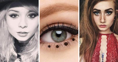 Dot make up: il trucco con i puntini sotto agli occhi