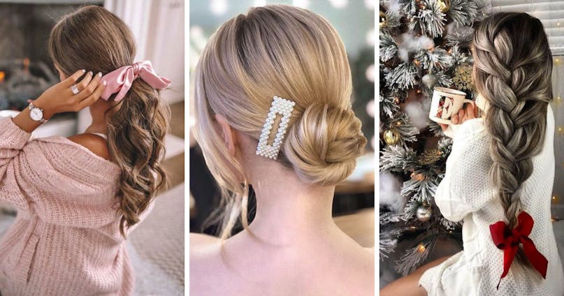 Acconciature Natale 2021: capelli romantici, retrò o raccolti